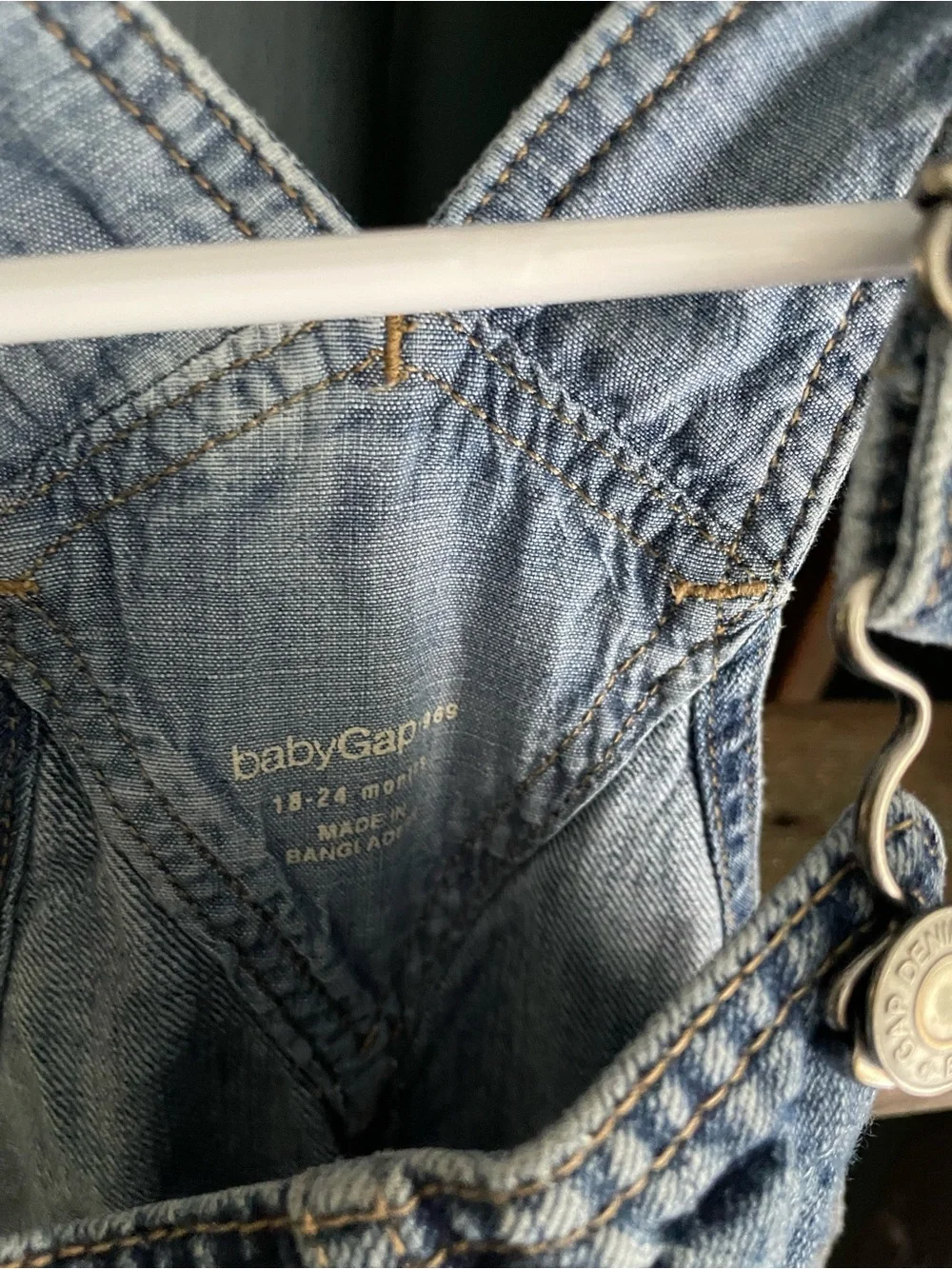 GAP Classic Kids Denim Overalls - Blue